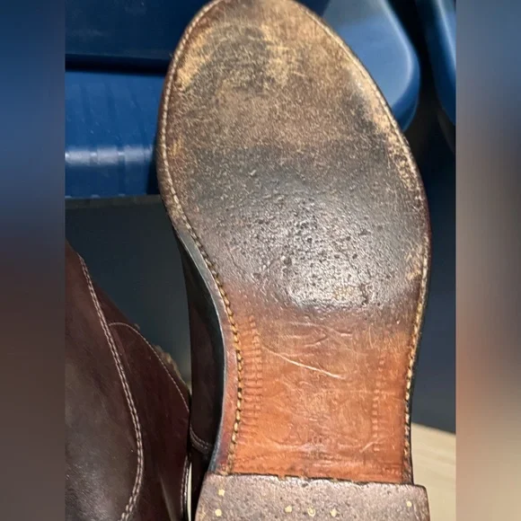 Alden Brown Oxford Leather Dress Shoes Cap-Toe
